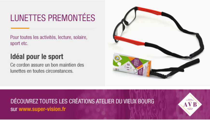Cordon lunette de sport - L'Atelier du Vieux Bourg