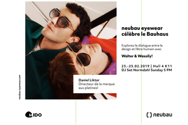 neubau eyewear au MIDO 2019 - Bauhaus rencontre Greenhouse