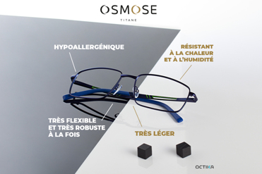 Osmose Titane, l’art de concevoir des lunettes alliant qualité et mode !