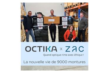 Octika, premier fournisseur de montures pour opticiens qui collabore avec Les Lunettes de ZAC.