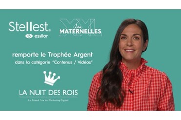 LA CAMPAGNE ESSILOR STELLEST x LES MATERNELLES XXL RÉCOMPENSÉE À LA NUIT DES ROIS 2026